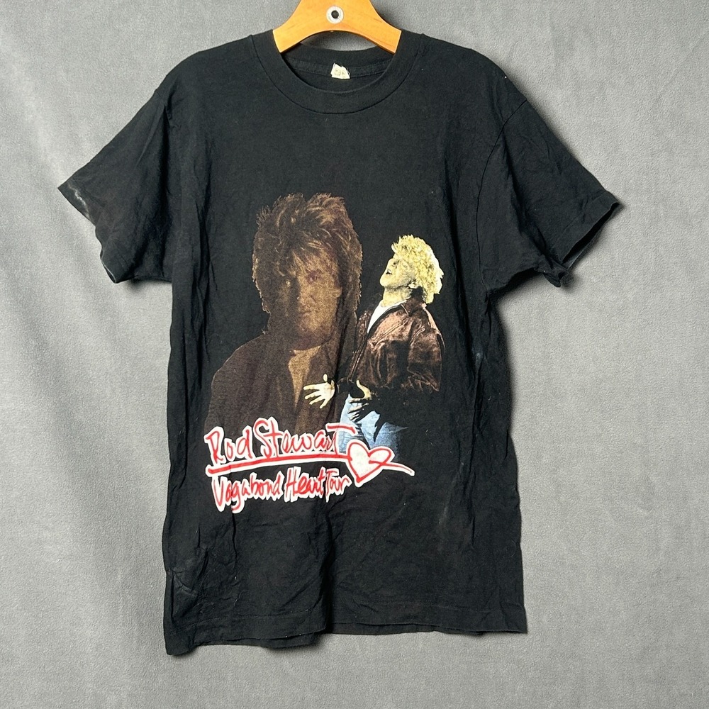 Vintage 1991 Rod Stewart Vagabond Tour Shirt Screen Stars XL Single Stitch USA